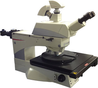 ライカ300mmウエハ用顕微鏡とレーザーマーキング